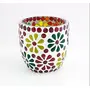 Glass Mosaic Candle Votive VOT-47X47-3inch (Pack of 2), 3 image