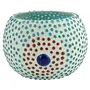 Glass Mosaic Candle Votive VOT-32X32-3inch (Pack of 2), 3 image
