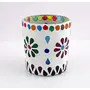 Glass Mosaic Candle Votive VOT-38X38-3inch (Pack of 2), 3 image