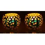 Glass Mosaic Candle Votive VOT-33X33-3inch (Pack of 2), 2 image
