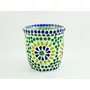 Glass Mosaic Candle Votive VOT-70X70-4inch (Pack of 2), 3 image