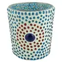 Glass Mosaic Candle Votive VOT-42X42-3inch (Pack of 2), 3 image