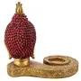 India Luxurious Collection Handcrated Poly-Resin Religious Antique Buddha Head Candle Holder Sculpture I Buddha Face I Buddha Showpiece for Best Home Decor., 2 image