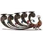 Beautiful Decorative Wrought Iron Antique Dancing Peacock Candle Holder for Living Room & Home Table Decor Showpiece., 4 image