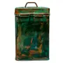Hand Painted Canister Old Style Antiqua Green, 5 image