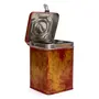 Hand Painted Canister Old Style Antiqua Red, 2 image