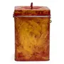 Hand Painted Canister Old Style Antiqua Red, 4 image