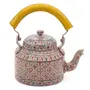Hand Painted Steel Tea Kettle Mughal Antique, 3 image