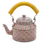 Hand Painted Steel Tea Kettle Mughal Antique, 6 image