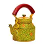Hand Painted Steel Tea Kettle Mughal, 4 image