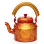 Handpainted Tea Kettle Steel (Big): Antiqua Red, 2 image