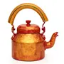 Handpainted Tea Kettle Steel (Big): Antiqua Red, 3 image