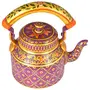 Hand Painted Steel Tea Kettle Jaipur 3, 3 image