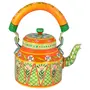 Hand Painted Steel Tea Kettle Jaipur 4, 2 image