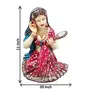 Cultural Rajasthani Traditional Home Decorative Statue Gift Item(H-23 cm), 2 image
