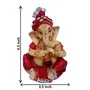 Multicolour Hindu God Shri Ganesh statue lord Ganesha idol Bhagwan Ganpati Handicraft Decorative Spiritual Puja vastu showpiece Figurine - Religious Pooja Gift item & Murti for Mandir / Temple / Home Decor / office, 2 image