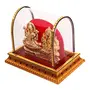 Handcrafted Lord Ganesh & Maa Lakshmi Acrylic Idol/Hindu God Ganpathi & Goddess Laxmi Pooja Mandir Spiritual Figurine Statues/Religious Vastu Bhagwan Puja Deity Dashboard Showpiece, 4 image