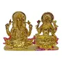 Goddess Lakshmi/Laxmi & Lord Ganesha Idol God Statue Gift Item(H-12 cm), 4 image