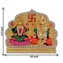 Goddess Lakshmi/Laxmi & Lord Ganesha Idol God Statue Gift Item(H-8 cm), 2 image