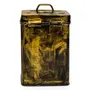 Hand Painted Canister Old Style Antiqua Black, 4 image