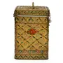Hand Painted Canister Mughal Copper, 4 image