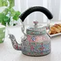 Handpainted Tea Kettle Steel Elegance, 2 image