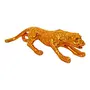 24 k GoldPlated Jaguar Statue Showpiece Vastu Decorative (Golden), 3 image