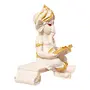 Antique Look Goddess Laxmi And God Ganesh Handicraft Idol, 3 image