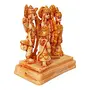 Marble Look Hindu God Shri Ram Darbar Statue Lord Rama Sita Laxman and Hanuman, 3 image