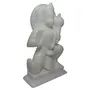 White Stone Hanuman 21.5 cm, 3 image