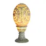 Soap Stone Carved Candle Lamp Egg shape (10cm x10cm x24cm), 3 image