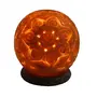 Stone Candle Lamp Ball Shape Carved (9cm x9cm x10cm), 2 image