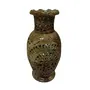 Stone Flower Vase Carved (10cm x10cm x20cm), 2 image