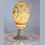 Soap Stone Carved Candle Lamp Egg shape (10cm x10cm x24cm), 2 image