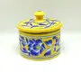 Decorative-Handcrafted & Painted Floral Sugar Pot, 3 image