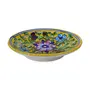 Indian Blue Art Pottery Ceramic Soap Dish (12.5 cm x 10 cm x 3 cm Yellow), 2 image