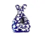 Handmade Ceramic Decorative Flower Pot Vase Blue, 4 image