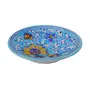 Indian Blue Art Pottery Ceramic Soap Dish (12.5 cm x 10 cm x 3 cm Sky Blue), 2 image