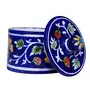 Lovely Cotton Jar in Blue Pottery, 3 image