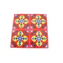 Ceramic Handmade Tiles for Wall (4 x 4-inch) - Pack of 4 (Red), 3 image