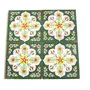 Ceramic Handmade Tiles for Wall (4 x 4-inch) - Pack of 4 (Green), 2 image