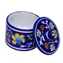 Lovely Cotton Jar in Blue Pottery, 2 image