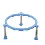 Plastic Glister Pot Stainless Steel Legs Single Ring Matka Stand -3 Pieces, 4 image
