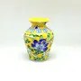 Blue Art Pottery Ceramic Unique Handmade Decorative Vase, 5 image
