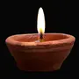 Eco Haat Clay/Terracotta Traditional Handmade Decorative Diwali Diya/Oil Lamp (Random Diyas) - Set of 21, 4 image
