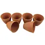 Clay Kullad Traditional Indian Desi Chai Tea Cup/Glass Set of 6, 5 image