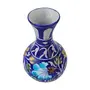 Ceramic Flower Vase (12.5 cm x 12.5 cm x 20 cm Blue), 2 image