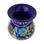 Ceramic Flower Vase (12.5 cm x 12.5 cm x 15 cm Blue), 2 image