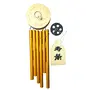 Vastu 6 Pipes Rods Wooden Wind Chime for Balcony with Good Sound for Positive Energy, 4 image