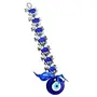 Vastu 7 Horse Evil Eye Hanging for Good Luck and Prosperity - Blue (7 X 20 cm), 4 image